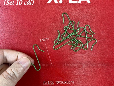 Set 10 móc treo chữ S tiện lợi [Nhỏ gọn] MOCTREO-02